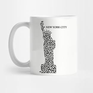 Statue of Liberty Shaped Maze & Labyrinth Mug